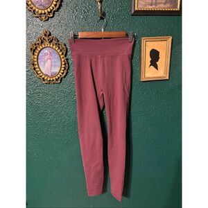 Bearded Goat Pink Wine Leggings Sz Small 25”